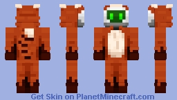 Red Panda Dogska Minecraft Skin