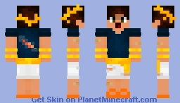 Yellow Tied Hoodie TheActualAqua {No Glasses} Minecraft Skin