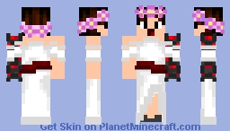 Wedding Dress TheActualAqua (no glasses) Minecraft Skin