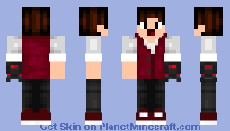 TheActualAqua Red Suit (no glasses) Minecraft Skin