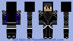 Cavaleiro Negro: a Centésima regressão do jogador de nível máximo Minecraft Skin