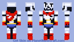 Papyrus (Undertale) Minecraft Skin