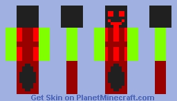 The creep Minecraft Skin
