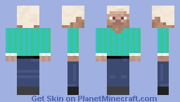 prisioner Steve (after leaving prison) Minecraft Skin