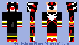 Multiversal True ultra instinct shadow Minecraft Skin