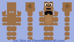 Freddy Fazbear - Fnaf (Five Nights At Freddy's). (Buff, with moving eyes!) Minecraft Skin