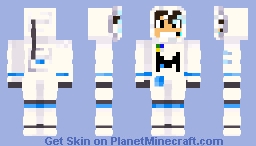 Leon13, o Astronauta Brasileiro Minecraft Skin