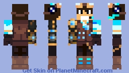 Leon13, o Engenheiro Steampunk Minecraft Skin