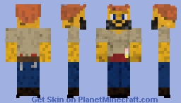 Blue Collar Spongebob (My Neck Is Red But My Collar's Blue) Minecraft Skin