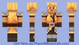 Fuego Wearing the Sparce Armor Minecraft Skin
