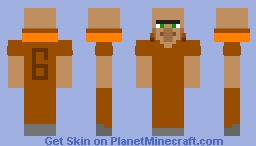 In Captive *Cleric Villager* || Minecraft Java || *164x164* Minecraft Skin