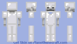 Iron Skeleton (VERY ACCURATE) Minecraft Skin