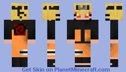 naruto sage mode Minecraft Skin