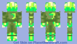 Slime Mold || Huevember 2025 D8 Minecraft Skin