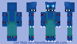 Animatronic bluo dog Minecraft Skin