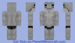 Giga Chad Frog Minecraft Skin