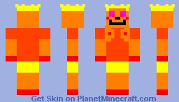 Lava red hulk Minecraft Skin