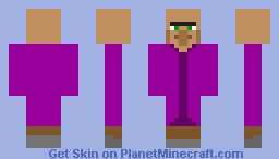 1.9 Priest Villager || Better Together Update (*Bedrock Edition*) || [*164x164*] Minecraft Skin