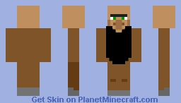 1.9 Blacksmith Villager || Better Together Update (Bedrock Edition*) || [*164x164*] Minecraft Skin