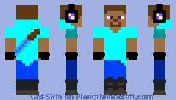 The Adventurous Steve || Minecraft Java and Minecraft Bedrock || (*164x164*) Minecraft Skin