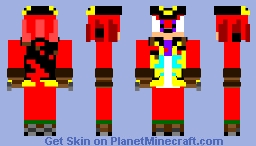 Knuckles the dread sonic prime Minecraft Skin