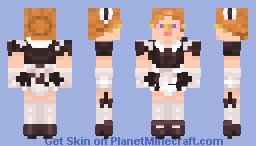 Katie B in a Maid Dress - Black Minecraft Skin