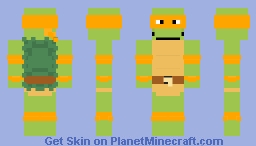 Mikey' TMNT Minecraft Skin