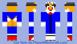 My Terraria 3ds Player Skin but Tails Minecraft Skin