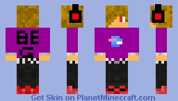 sub to mr beast Minecraft Skin