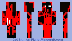 the anomaly (bloody) Minecraft Skin