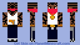 Bloods Gangster Minecraft Skin
