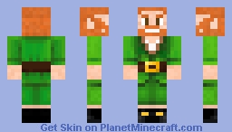 PixelGun3D Elf Man Skin Minecraft Skin