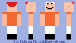 phineas  kick it up a notch Minecraft Skin