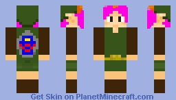 link from a link to the past Minecraft Skin