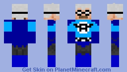 Lieutenant Jim Dangle as the Aquabats Minecraft Skin