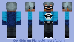 Travis Barker as One of The Aquabats MarbleMime Minecraft Skin