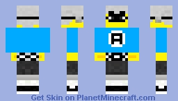 Plex Yo Gabba Gabba in an Aquabats Uniform The Aquabats Minecraft Skin