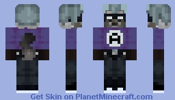 AquaBat eared Fox Stealth Mode Minecraft Skin