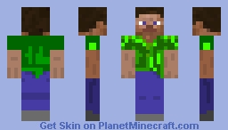 Camo Shirt Steve Minecraft Skin