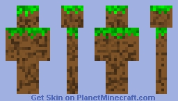 Bloque de césped Minecraft Skin
