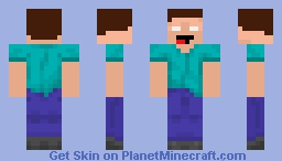 Steve Carrell as Herobrine Minecraft Skin