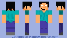 Steve Perry as Herobrine Minecraft Skin