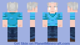 Steve Pemberton as Herobrine Minecraft Skin