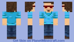 Steve Vai As Herobrine Minecraft Skin