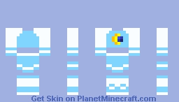 Sapphire Moon Cheerleader Uniform (girl, long) Minecraft Skin