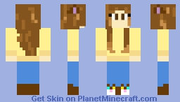 Cosy Cat Girl Minecraft Skin