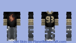 SKIN TEMPLATE: STREET FLAME '93 Minecraft Skin