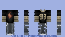 SKIN TEMPLATE: STREET FLAME '93 Minecraft Skin