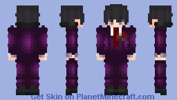 Purple Mafia Minecraft Skin