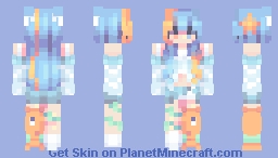 Summer 💙 Ocean Minecraft Skin